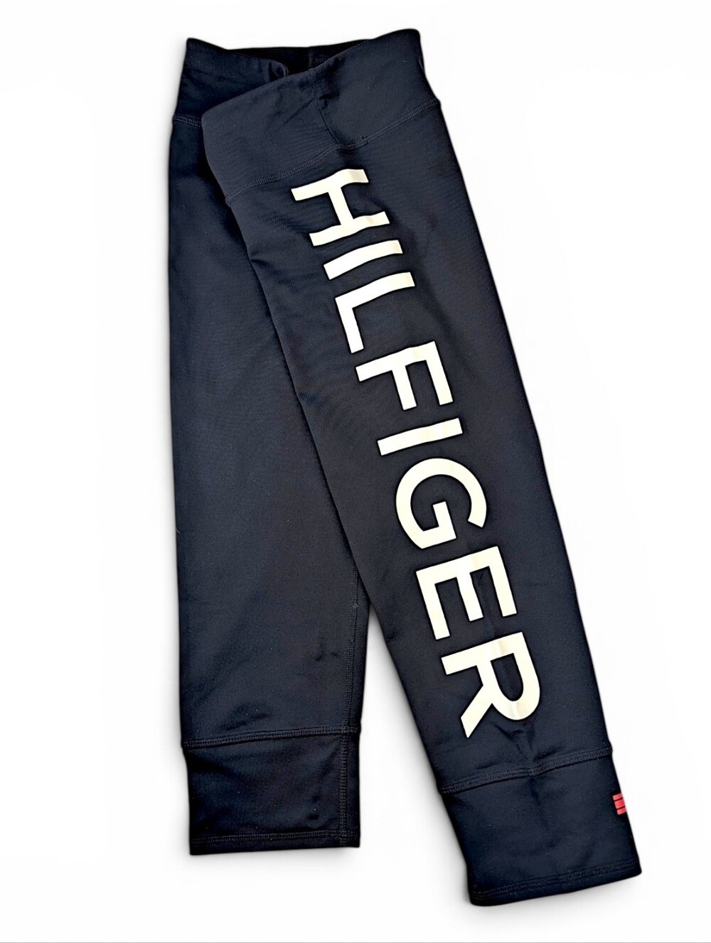 Tommy Hilfiger Medium Leggings Sport Crop Capri Length Navy Blue Womens Yoga Gym